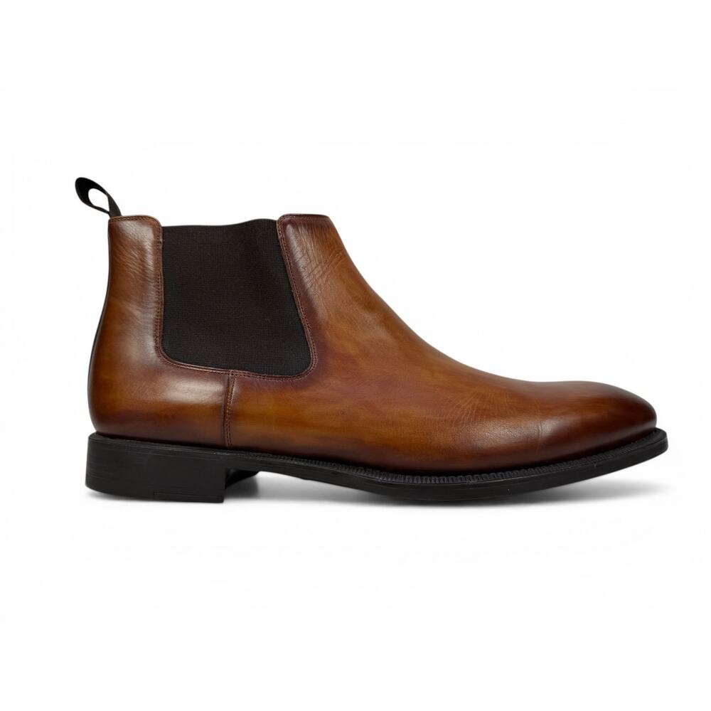 Magnanni Chelsea‎ Boots Mens 10.5 M Brown Leather Made In Spain Dress Ankle Boot